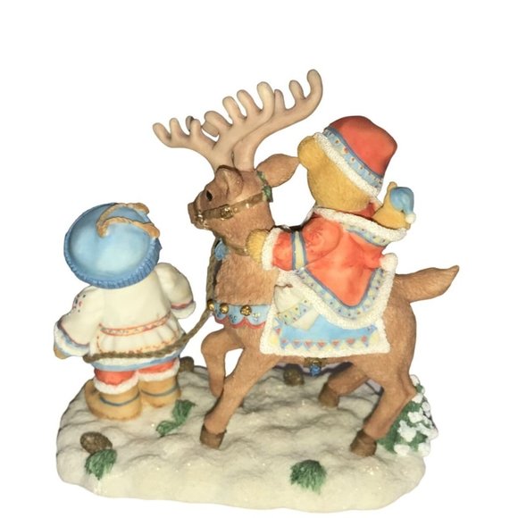 Sven & Liv Cherished Teddies 272159 - Enesco Holiday Figurine - Picture 7 of 9